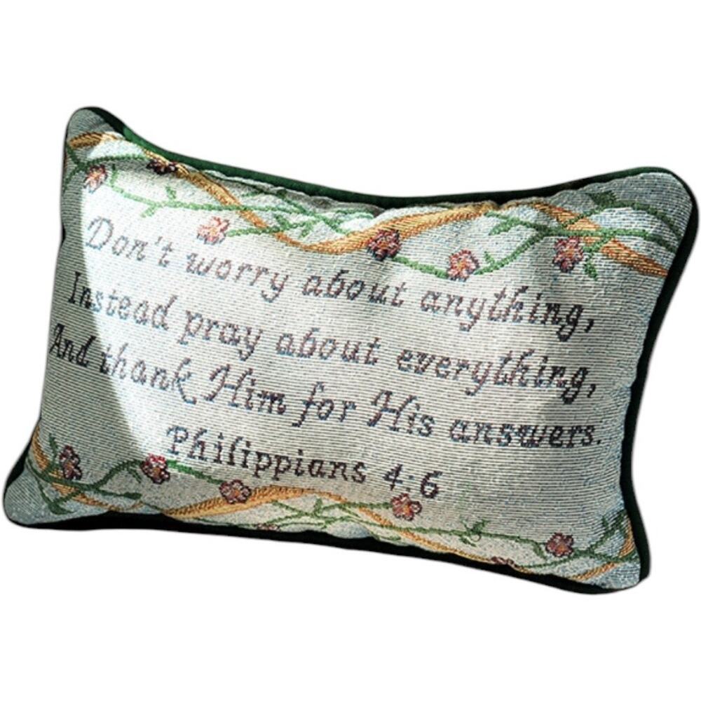 Pray About Everything, Prayer Pocket Pillow